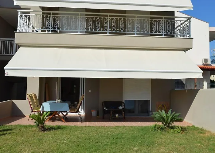 2 Bed-sleeps4-garden-parking-pets-aircon Apartament Nikiti (Sithonia)